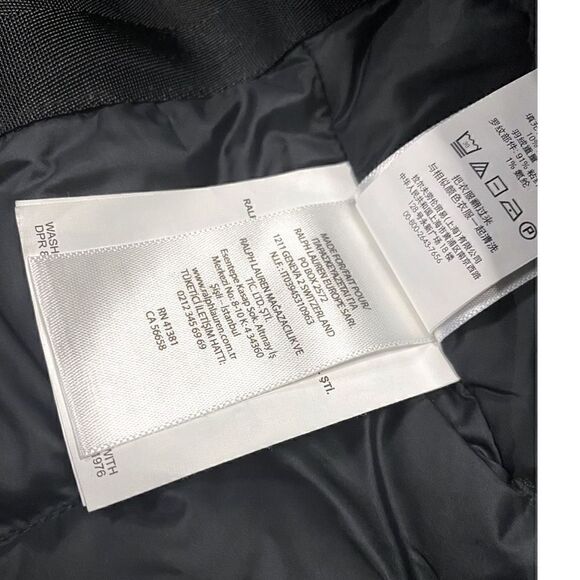 Polo Ralph Lauren Mens Triple Black Field Jacket size Large New with Tags (b) - Picture 9 of 14